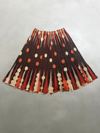 Issey Miyake Pleats Please AW07 Geometric Polka Dot Print Pleated Skirt - L (5)
