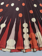 Issey Miyake Pleats Please AW07 Geometric Polka Dot Print Pleated Skirt - L (5)