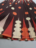 Issey Miyake Pleats Please AW07 Geometric Polka Dot Print Pleated Skirt - L (5)