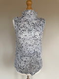 Issey Miyake Pleats Please SS07 Speckled Marble High Neck Sleeveless Top - M (3)