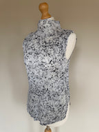 Issey Miyake Pleats Please SS07 Speckled Marble High Neck Sleeveless Top - M (3)
