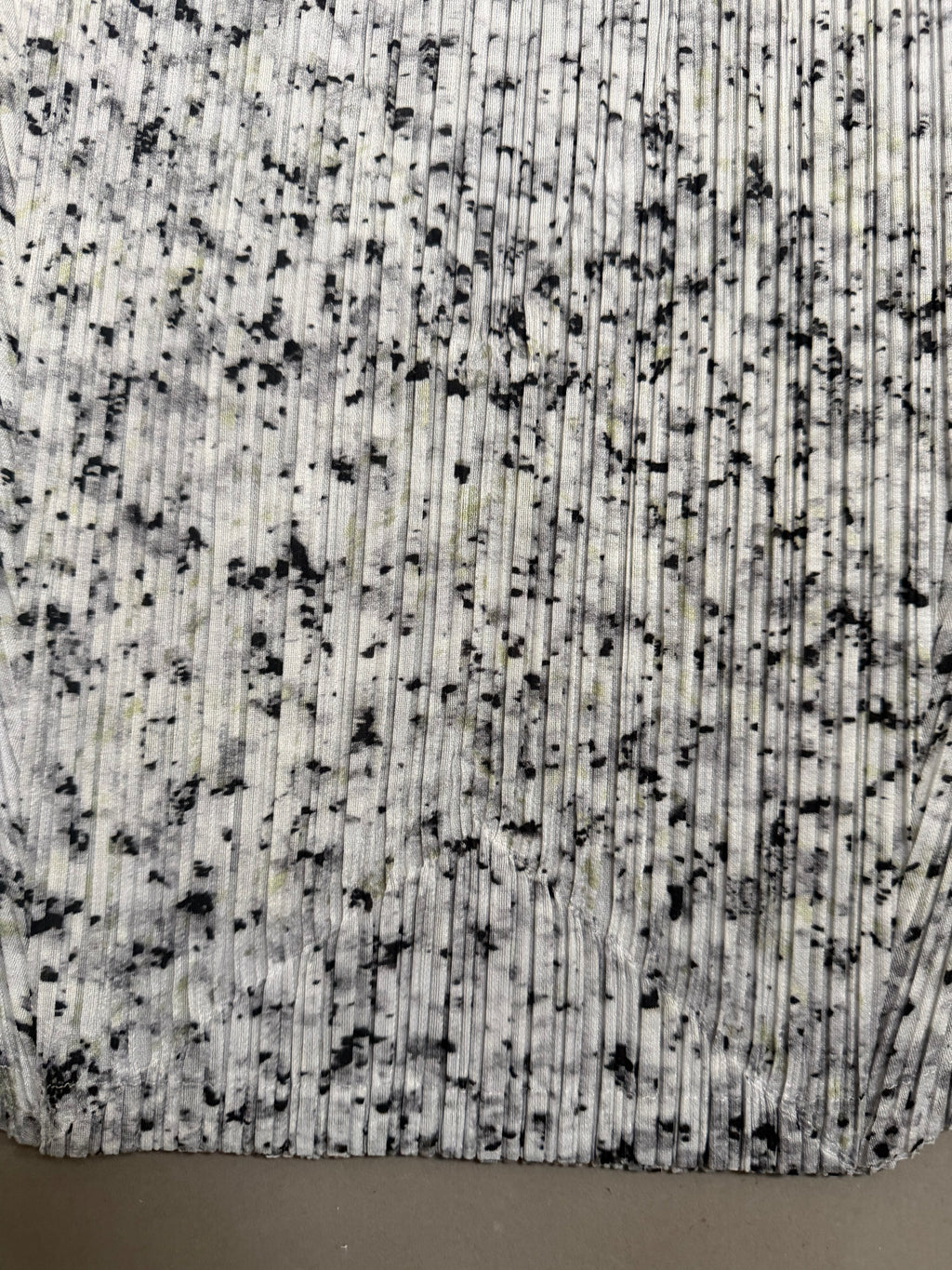 Issey Miyake Pleats Please SS07 Speckled Marble High Neck Sleeveless Top - M (3)