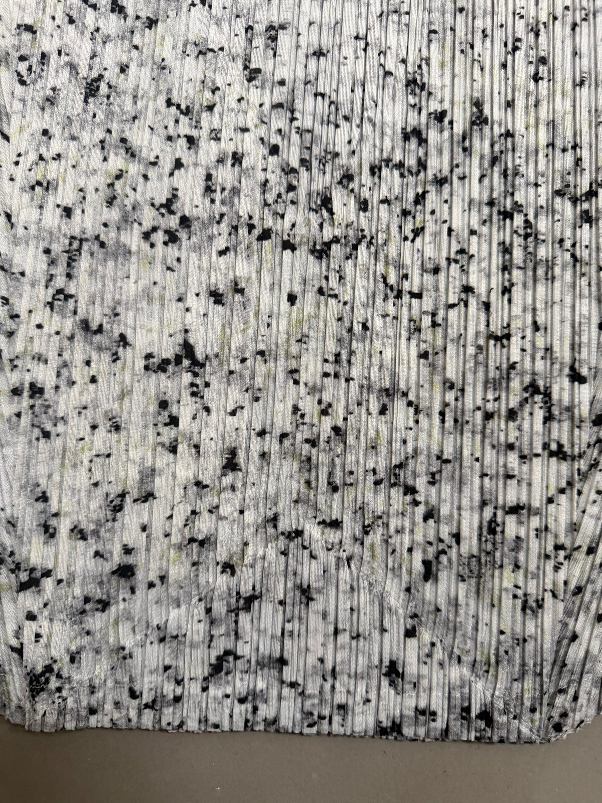 Issey Miyake Pleats Please SS07 Speckled Marble High Neck Sleeveless Top - M (3)
