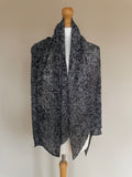Issey Miyake Pleats Please 2007 Speckled Marble Scarf Wrap Pleated Shawl - OS