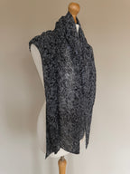 Issey Miyake Pleats Please 2007 Speckled Marble Scarf Wrap Pleated Shawl - OS