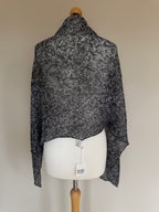 Issey Miyake Pleats Please 2007 Speckled Marble Scarf Wrap Pleated Shawl - OS