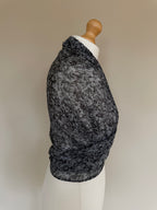 Issey Miyake Pleats Please 2007 Speckled Marble Scarf Wrap Pleated Shawl - OS