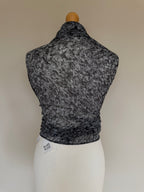 Issey Miyake Pleats Please 2007 Speckled Marble Scarf Wrap Pleated Shawl - OS