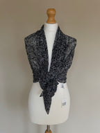 Issey Miyake Pleats Please 2007 Speckled Marble Scarf Wrap Pleated Shawl - OS