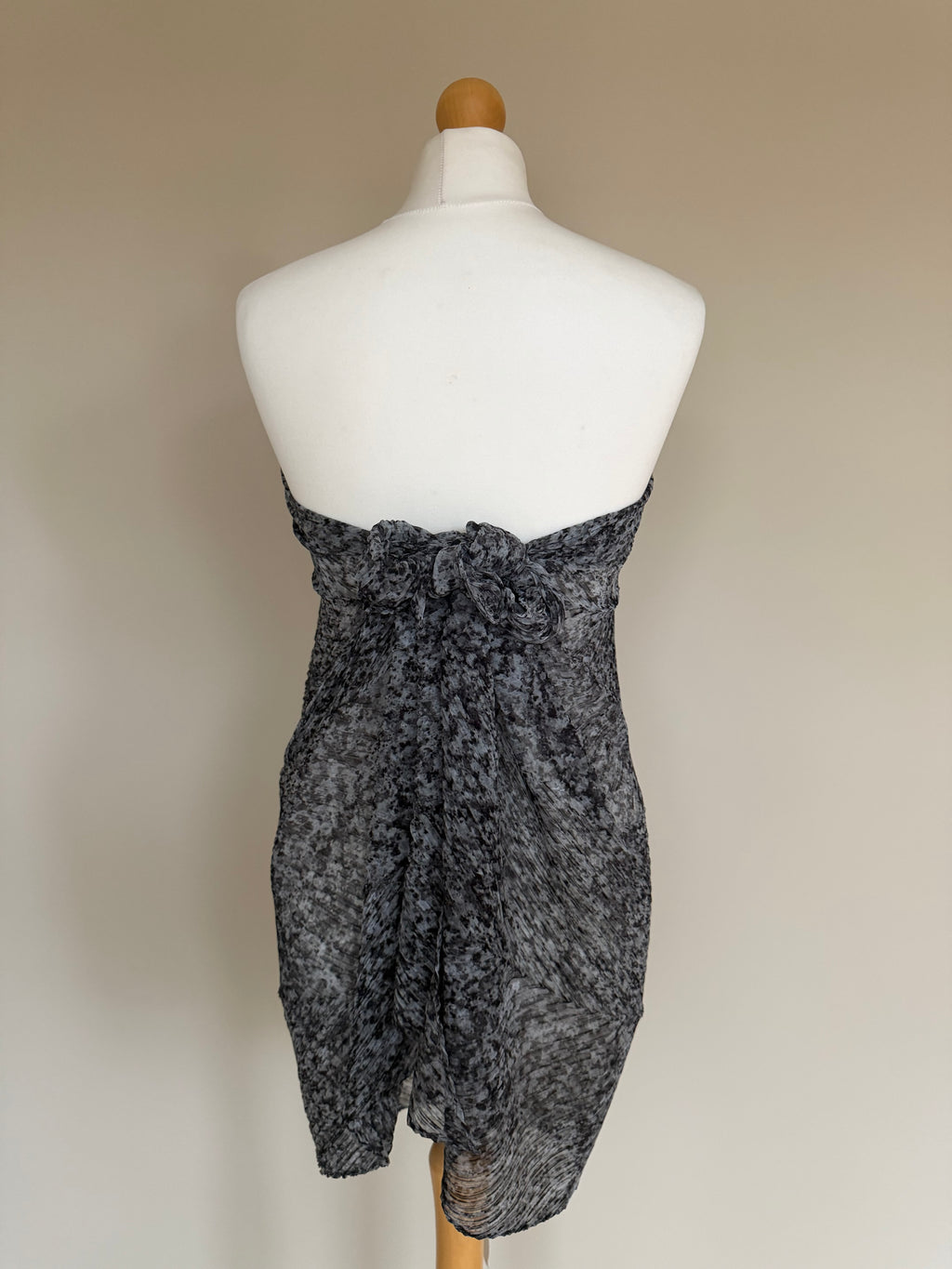 Issey Miyake Pleats Please 2007 Speckled Marble Scarf Wrap Pleated Shawl - OS