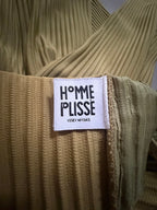 Issey Miyake Homme Plisse AW20 Olive Pleated Trousers - M (2)