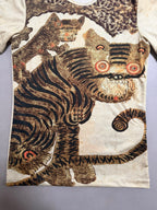 Issey Miyake Pleats Please AW98 Folk Art Tiger Short Sleeve T-Shirt - M (3)