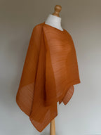 Issey Miyake Pleats Please NWT Madame-T Convertible Pleated Stole Poncho Shawl - OS
