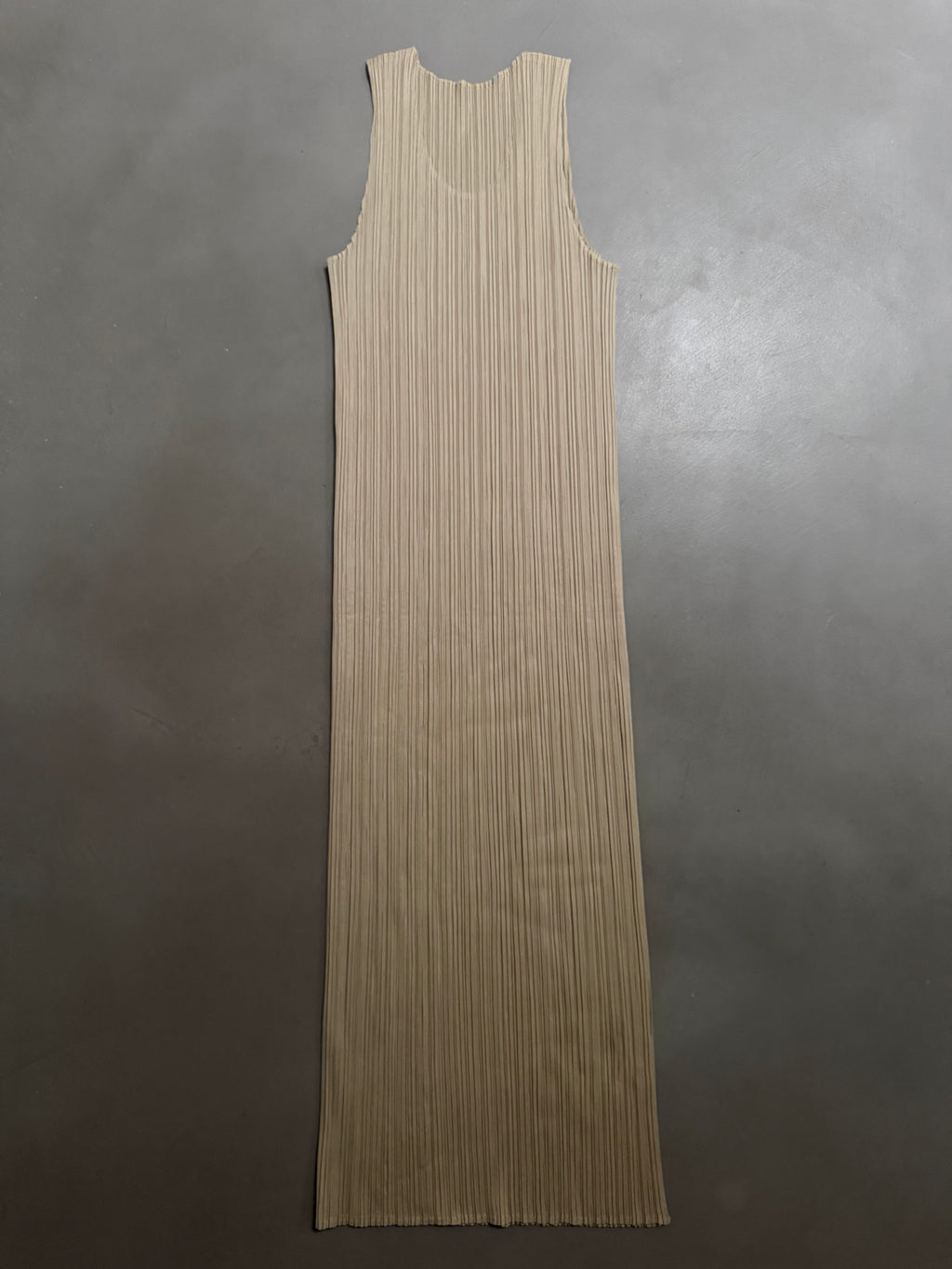 Issey Miyake Pleats Please AW98 Sleeveless Tank Dress with Asian Folk Art Graphic - M (3)