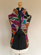 Issey Miyake Pleats Please AW03 Stained Glass Geometric Draped Top - M (3)