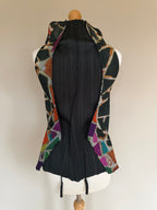Issey Miyake Pleats Please AW03 Stained Glass Geometric Draped Top - M (3)